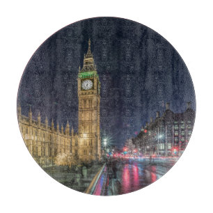 Monuments   Big Ben at Night Cutting Board