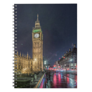 Monuments   Big Ben at Night Notebook