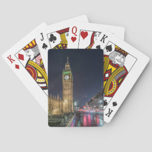 Monuments   Big Ben at Night Playing Cards