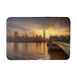 Monuments   Big Ben & Houses of Parliament Bath Mat