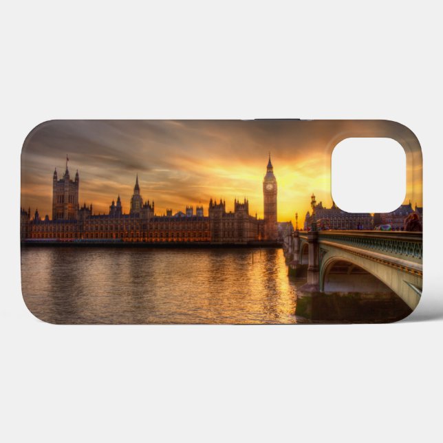 Monuments | Big Ben & Houses of Parliament Case-Mate iPhone Case (Back (Horizontal))