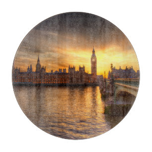 Monuments   Big Ben & Houses of Parliament Cutting Board