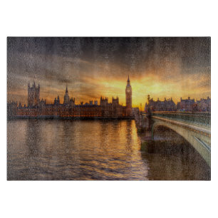 Monuments   Big Ben & Houses of Parliament Cutting Board