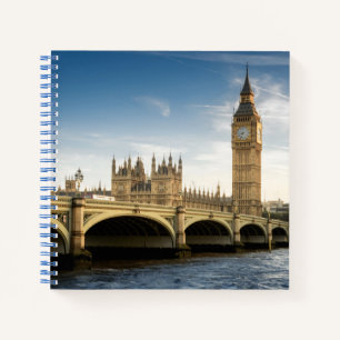Monuments   Big Ben, London England Notebook