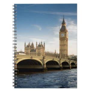 Monuments   Big Ben, London England Notebook