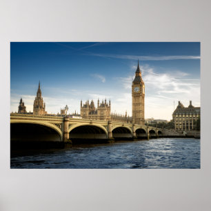 Monuments Big Ben, London England Poster