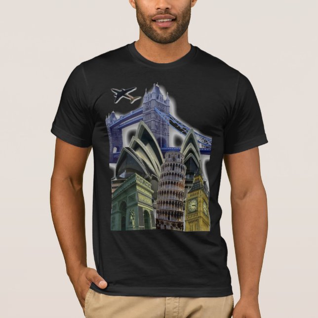 Monuments Collage T-Shirts (Front)