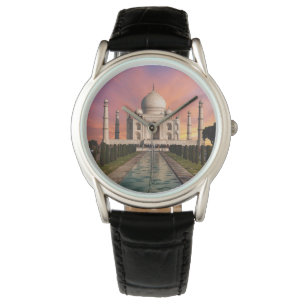 Monuments Colourful View of the Taj Mahal Watch