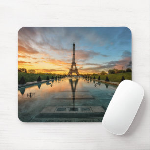 Monuments   Eiffel Tower Sunrise Mouse Pad