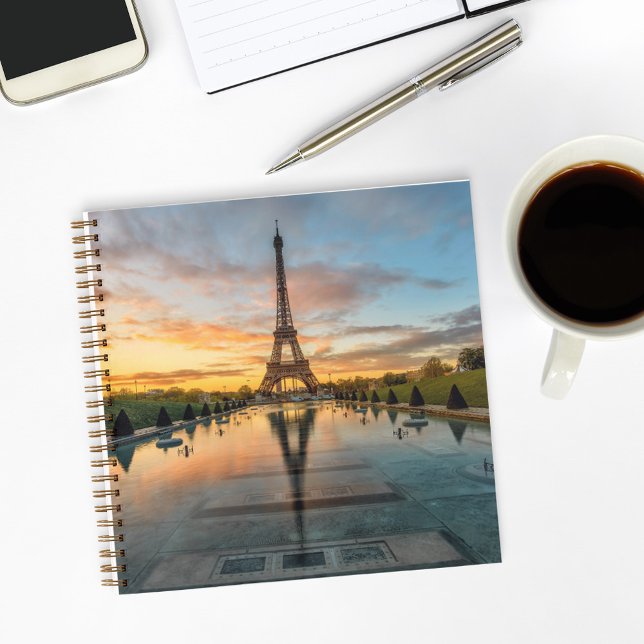 Monuments | Eiffel Tower Sunrise Notebook (Creator Uploaded)