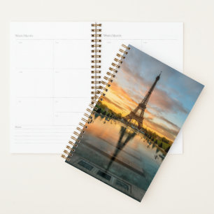 Monuments Eiffel Tower Sunrise Planner