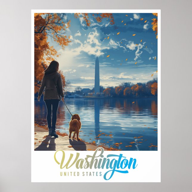 Monuments & History: Washington DC Poster (Front)