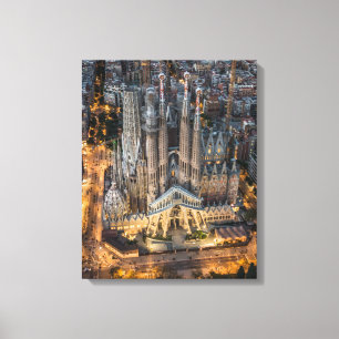 Monuments   La Sagrada Familia Canvas Print