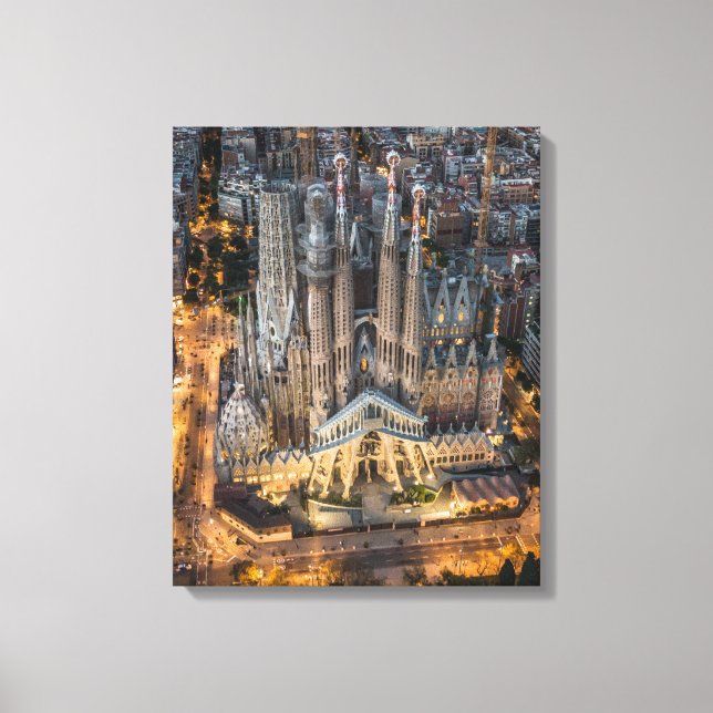 Monuments | La Sagrada Familia Canvas Print (Front)