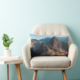 Monuments   Machu Picchu, Peru Lumbar Pillow