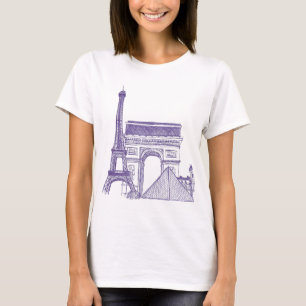 Monuments of Paris T-Shirt