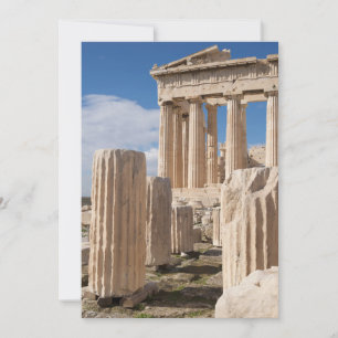 Monuments   Parthenon Acropolis Athens Greece Thank You Card