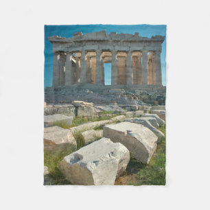 Monuments Parthenon Athens, Greece Fleece Blanket
