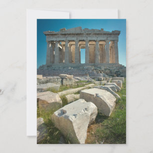 Monuments   Parthenon Athens, Greece Thank You Card