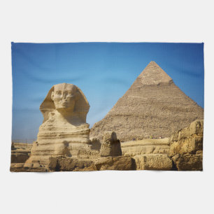 Monuments Sphinx & Pyramid of Egypt Kitchen Towel