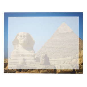 Monuments   Sphinx & Pyramid of Egypt Notepad