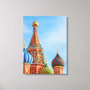 Monuments   St. Basil's Cathedral, Moscow Canvas Print
