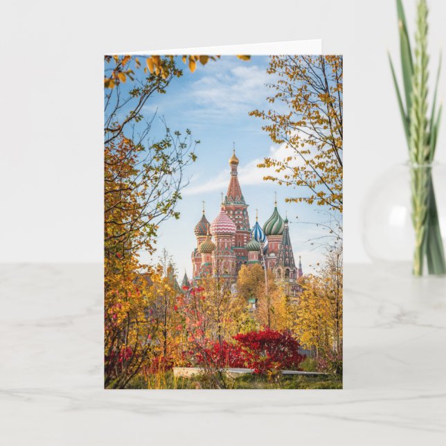 Monuments | St. Basil's Cathedral Moscow Card (Front)