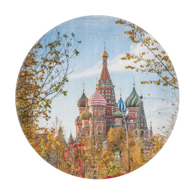 Monuments | St. Basil's Cathedral Moscow Cutting Board (Front)