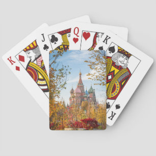 Monuments St. Basil's Cathedral Moscow Playing Cards