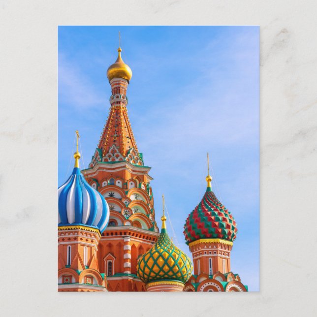 Monuments | St. Basil's Cathedral, Moscow Postcard (Front)