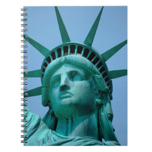 Monuments Statue of Liberty Face Notebook