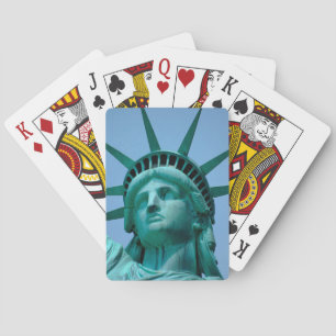 Monuments Statue of Liberty Face Playing Cards