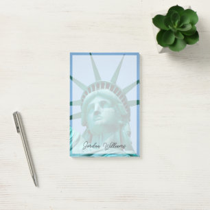 Monuments   Statue of Liberty Face Post-it Notes