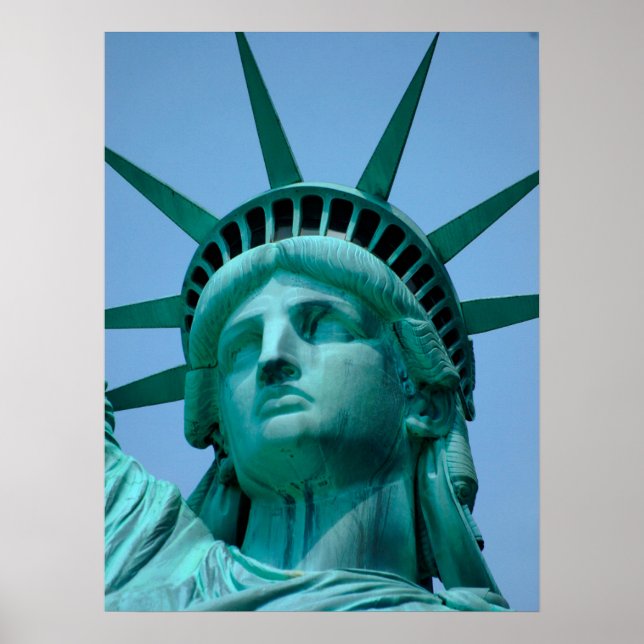 Monuments | Statue of Liberty Face Poster (Front)
