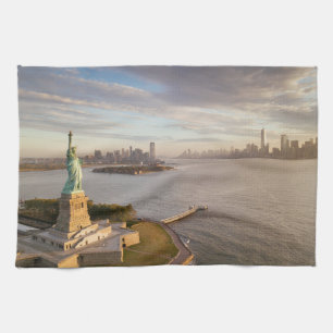 Monuments Statue of Liberty Kitchen Towel