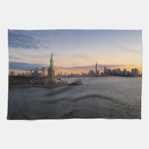 Monuments Statue of Liberty NYC Kitchen Towel