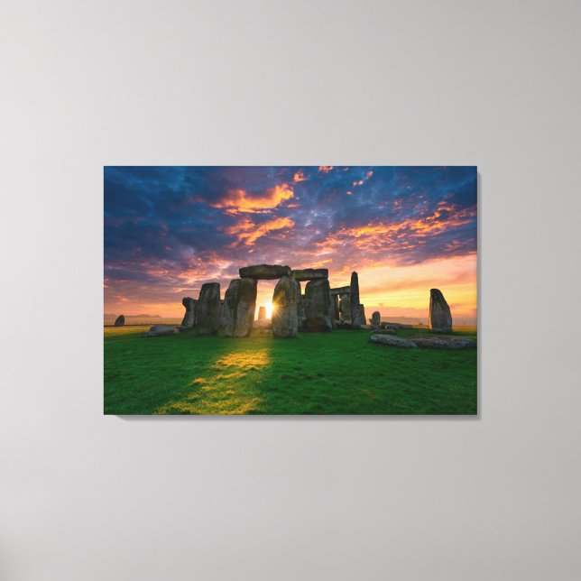 Monuments | Stonhenge, England Canvas Print (Front)