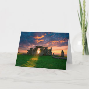 Monuments   Stonhenge, England Card