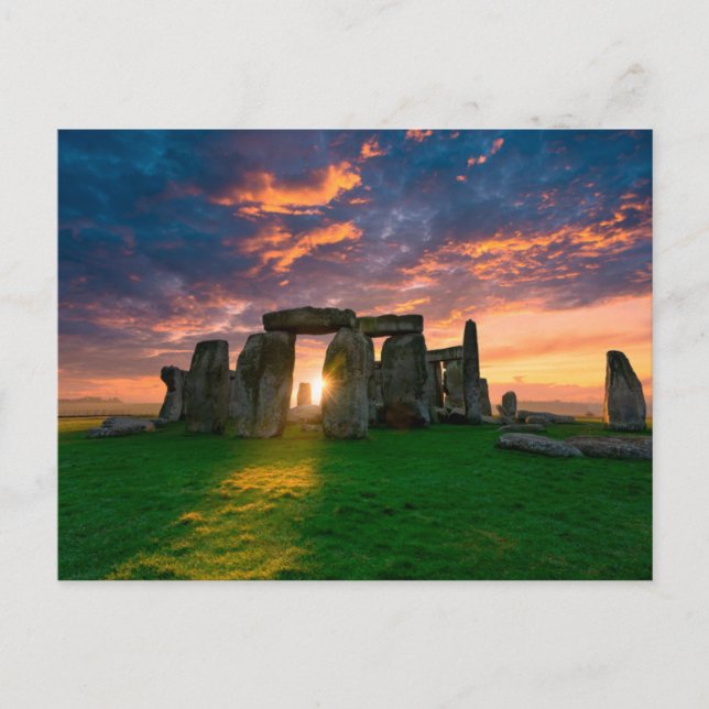 Monuments | Stonhenge, England Postcard (Front)