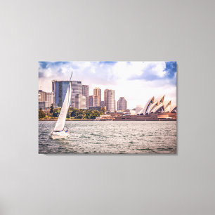 Monuments   Sydney Opera House Canvas Print