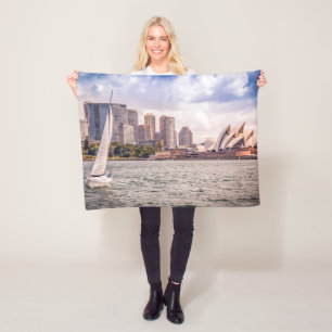Monuments Sydney Opera House Fleece Blanket