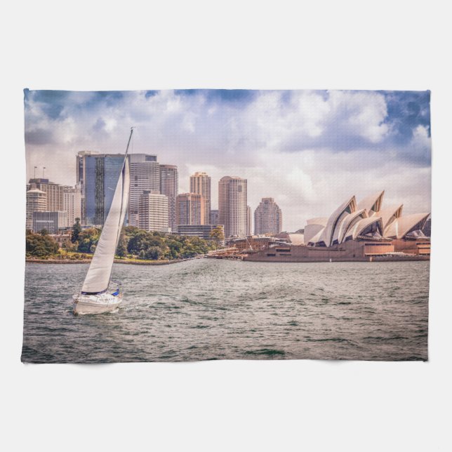 Monuments | Sydney Opera House Kitchen Towel (Horizontal)