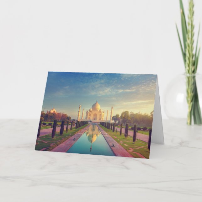 Monuments | Taj Mahal Colours Card (Front)