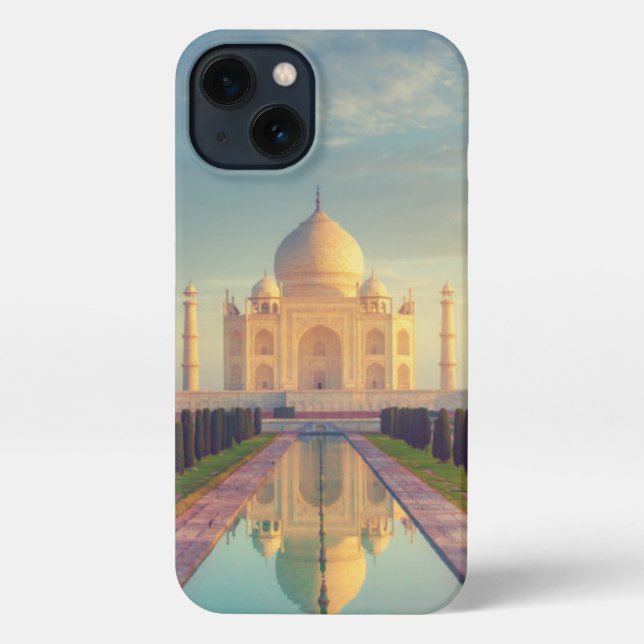 Monuments | Taj Mahal Colours iPhone Case (Back)