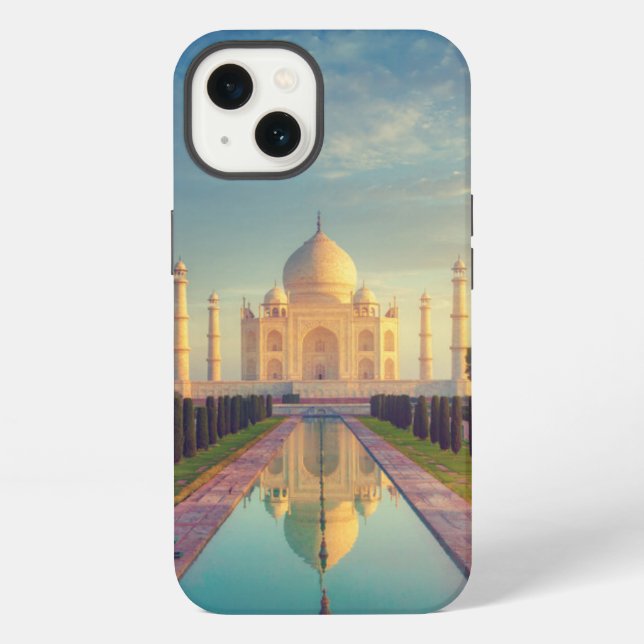 Monuments | Taj Mahal Colours iPhone Case (Back)