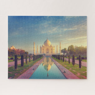 Monuments   Taj Mahal Colours Jigsaw Puzzle