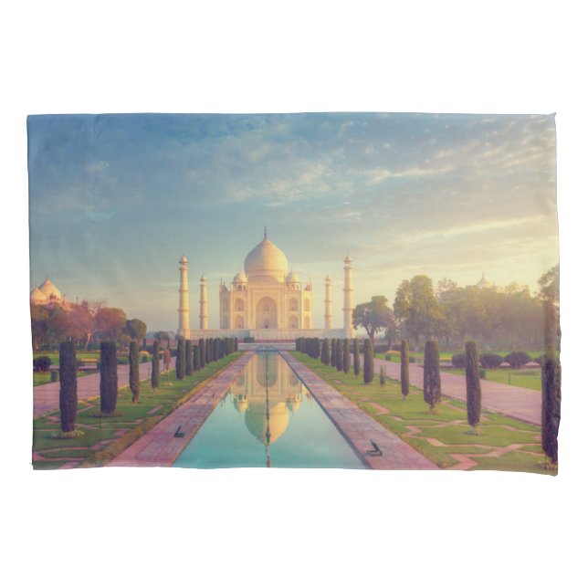 Monuments | Taj Mahal Colours Pillowcase (Front)