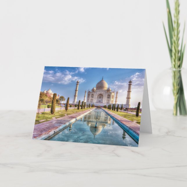 Monuments | Taj Mahal Sunrise Card (Front)