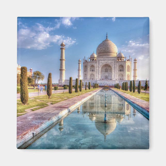 Monuments | Taj Mahal Sunrise Magnet (Front)