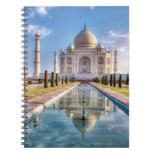 Monuments Taj Mahal Sunrise Notebook